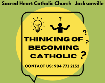 Thinking of becoming Catholic?